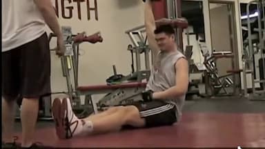 你没见过的姚明火箭队上力量训练