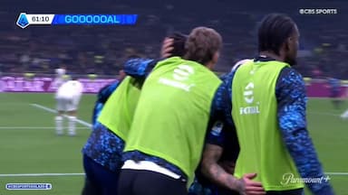 劳塔罗博尼破门，国米2-0拉齐奥登顶意甲